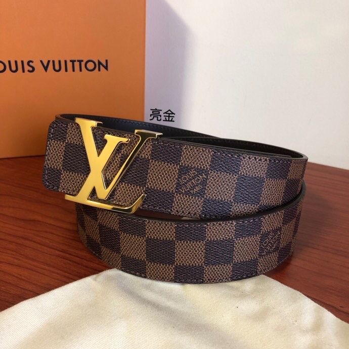 Louis Vuitton Classic brown Damier/black Damier/Monogram 40mm belt