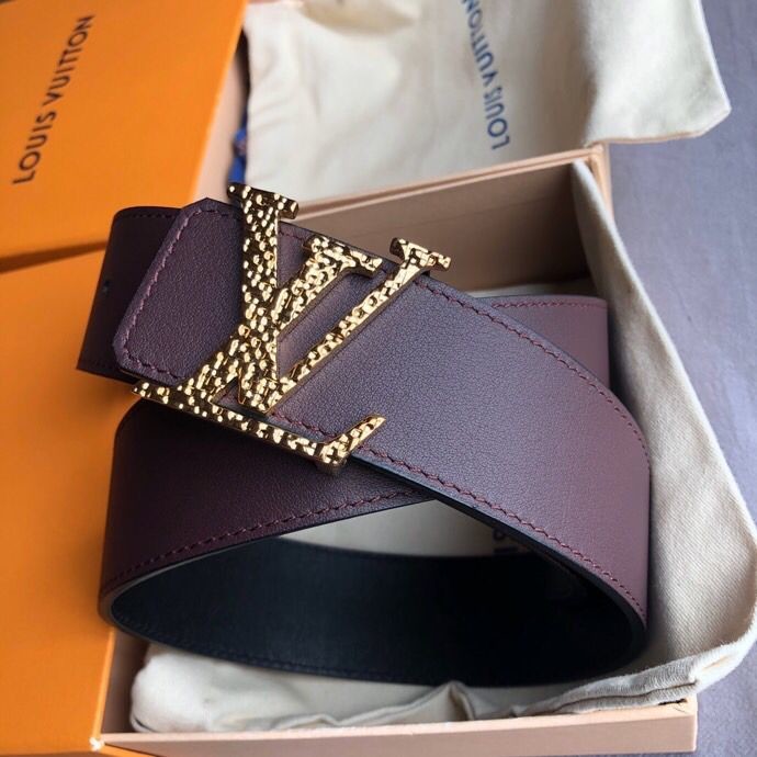 Louis Vuitton Calfskin Letter Mosaic 40mm Reversible Belt