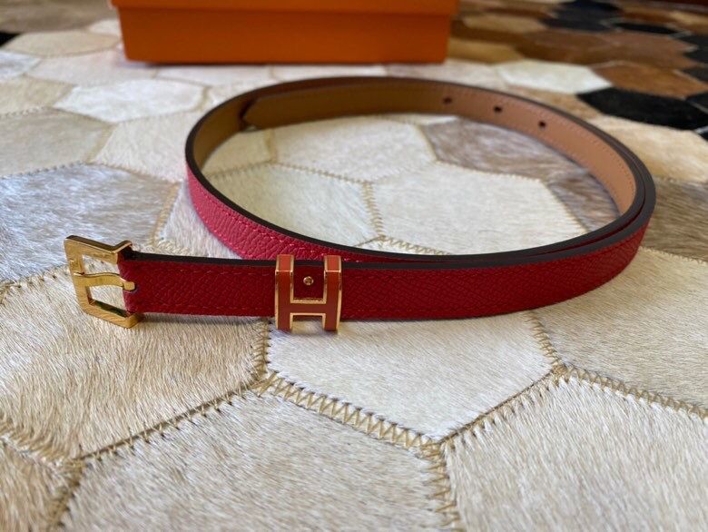 Hermes 2021 Early Spring Pop H15 Calfskin Thin Belt 15mm