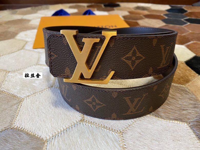 Louis Vuitton 2021 classic Monogram/Damier series men s belt