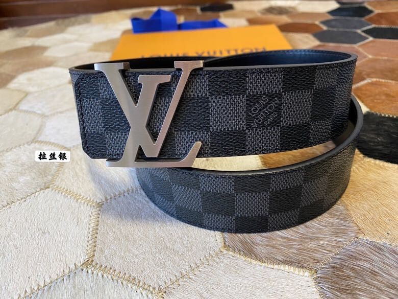 Louis Vuitton 2021 classic Monogram/Damier series men s belt