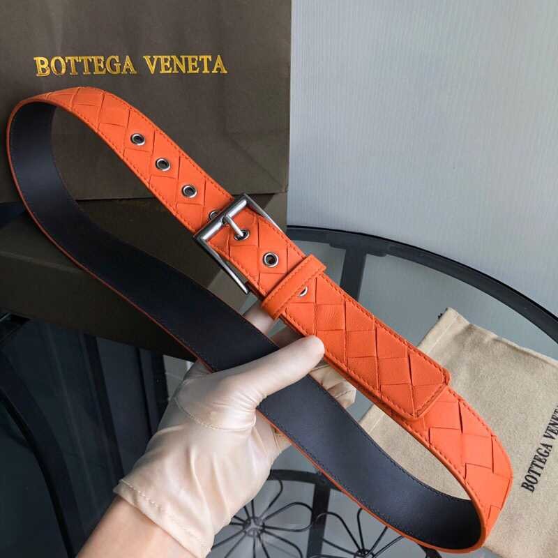 Bottega Veneta Hand-woven sheepskin made into a 3.5cm men s belt