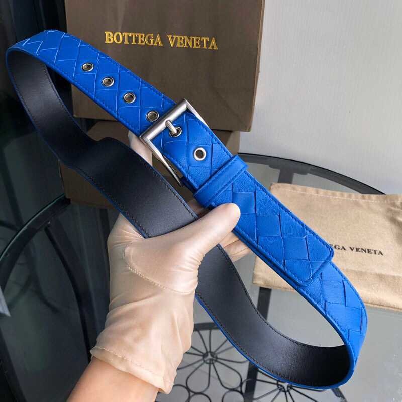 Bottega Veneta Hand-woven sheepskin made into a 3.5cm men s belt