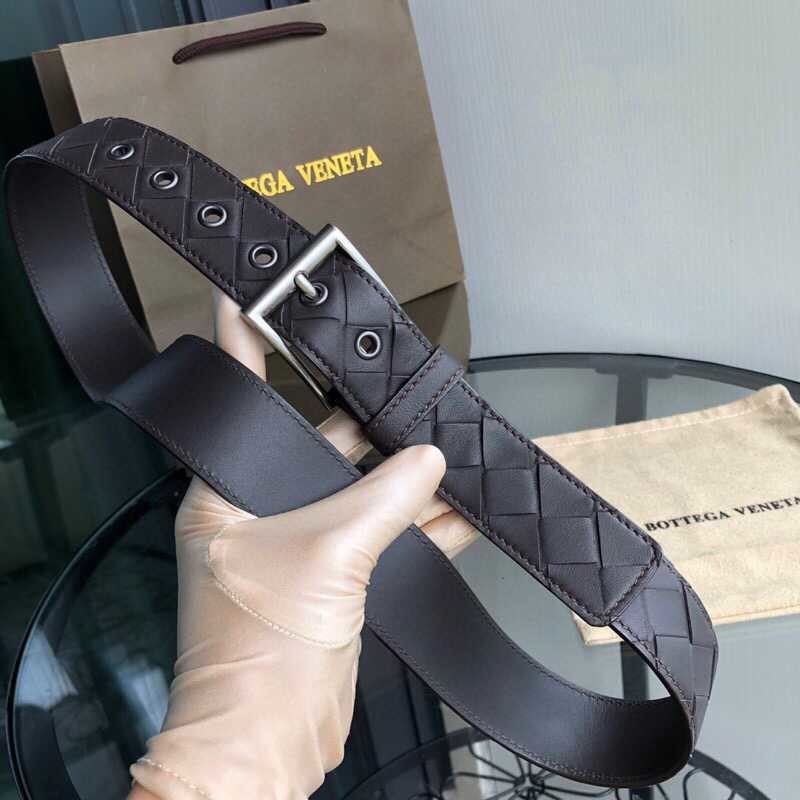 Bottega Veneta Hand-woven sheepskin made into a 3.5cm men s belt