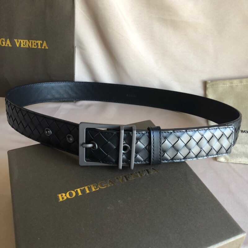 Bottega Veneta Hand-knitted and buckled 3.5cm men s belt