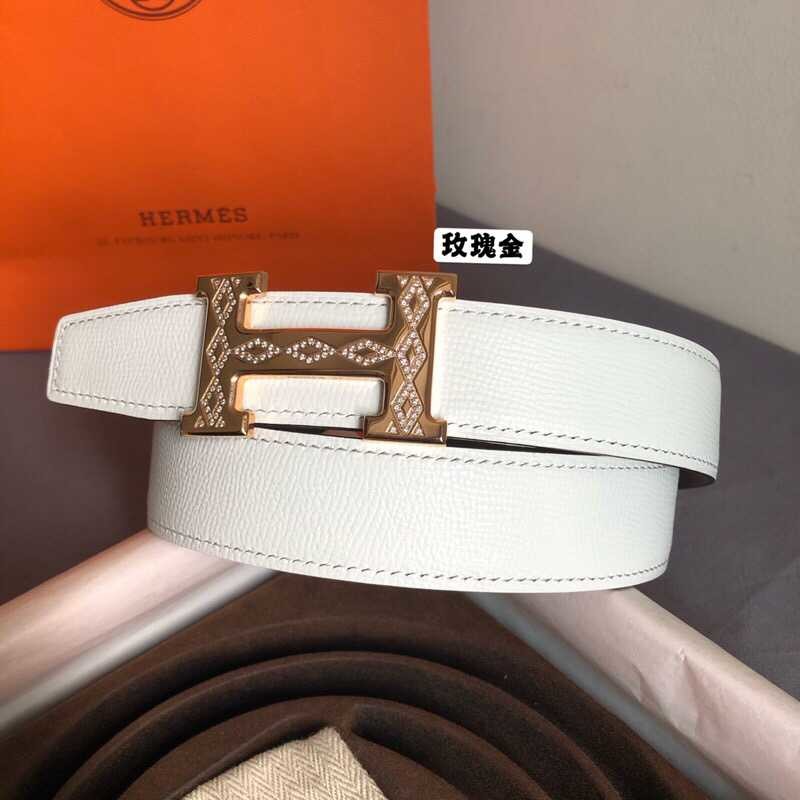 Hermes Stainless steel buckle & Reversible belt 32mm