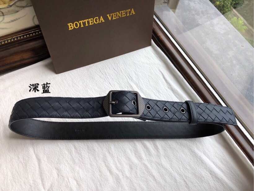 Bottega Veneta Cowhide + retro buckle men s belt width 35mm