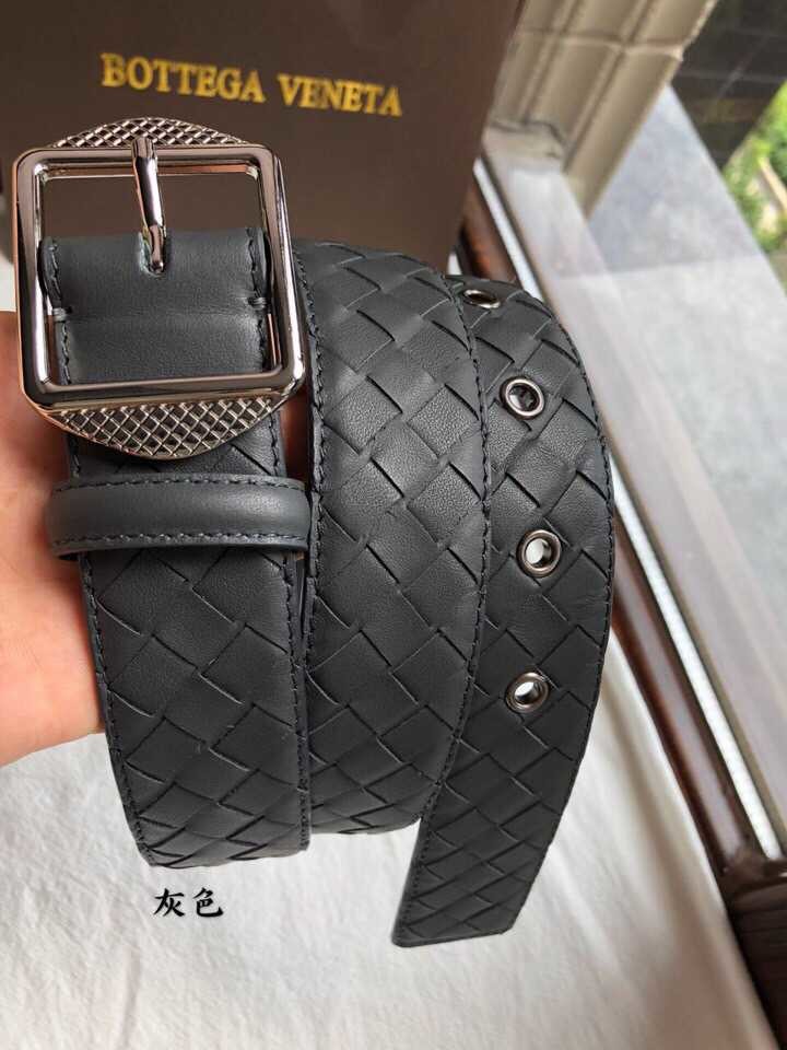 Bottega Veneta Cowhide + retro buckle men s belt width 35mm