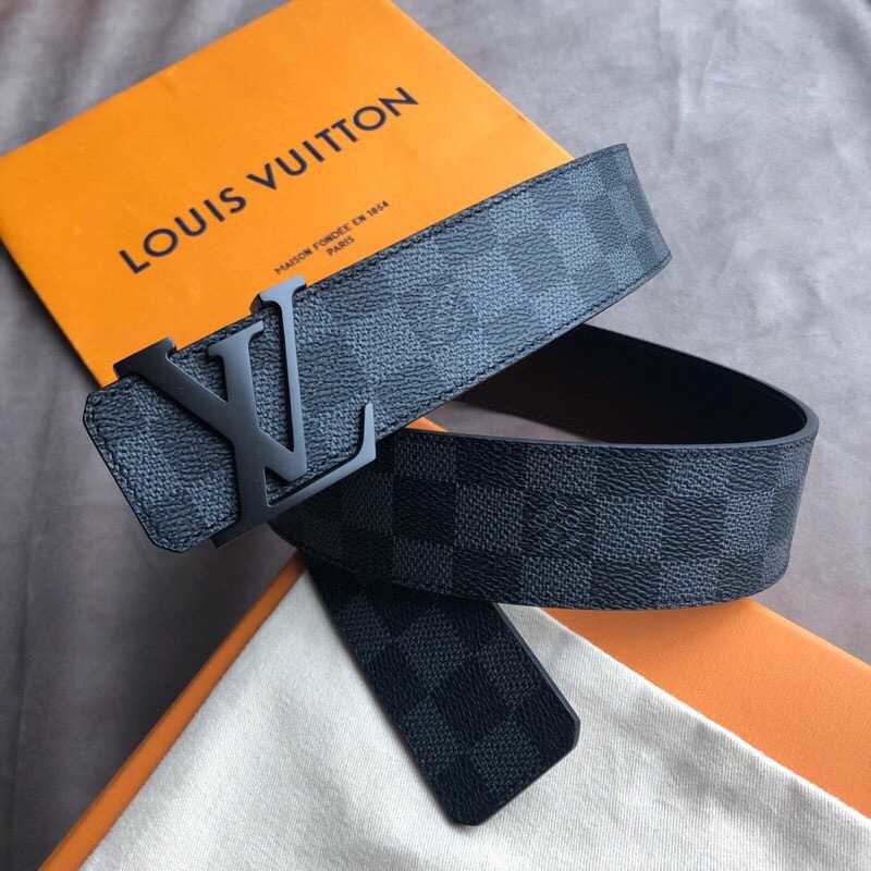 Louis Vuitton Classic Logo buckle belt 3.8cm