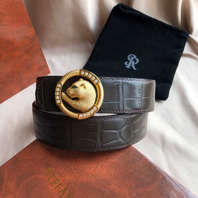 Stefano Ricci Cowhide 3.8cm men s belt