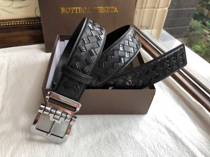 Bottega Veneta Weaving technology combined with retro buckle men s belt width 38mm