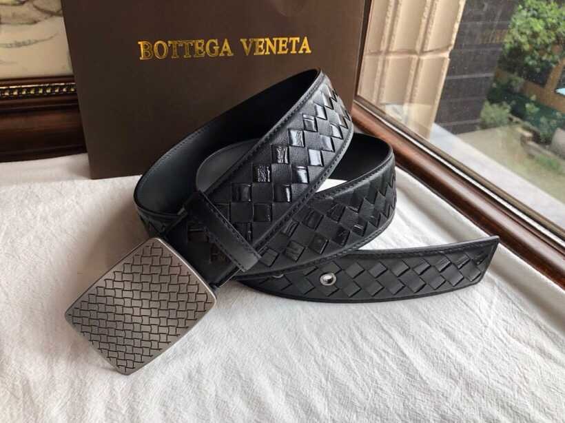 Bottega Veneta Weaving technology combined with retro buckle men s belt width 38mm