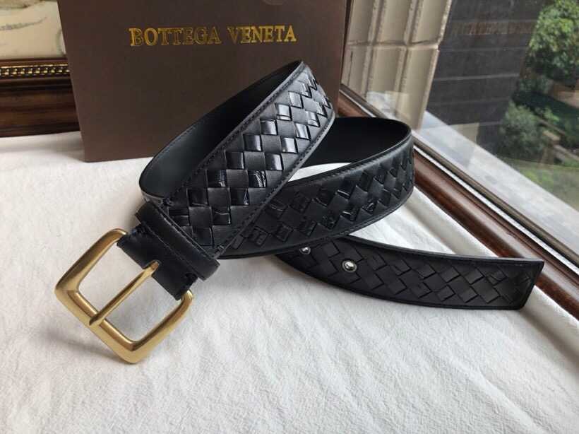 Bottega Veneta Weaving technology combined with retro buckle men s belt width 38mm