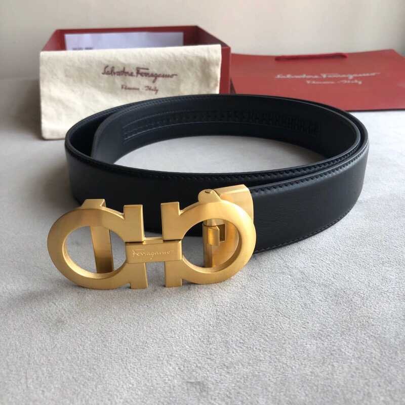 Ferragamo Men s 3.5cm Reversible Leather Belt