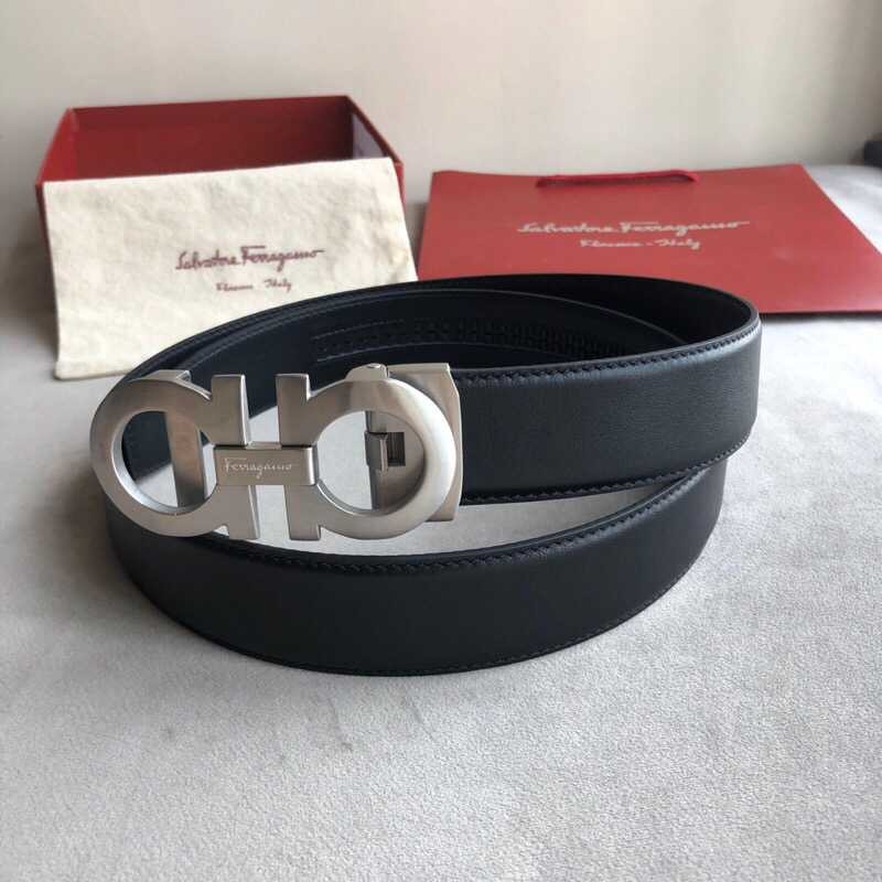 Ferragamo Men s 3.5cm Reversible Leather Belt