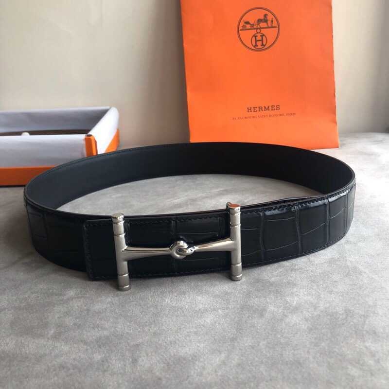 Hermes Hippique belt buckle cowhide belt