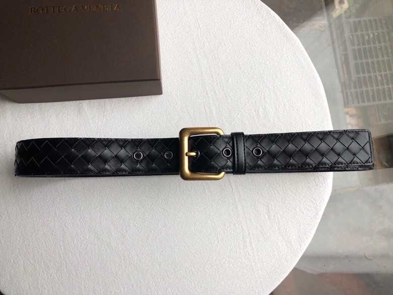 Bottega Veneta Cowhide weaving process combined with retro buckle men s belt width 38mm