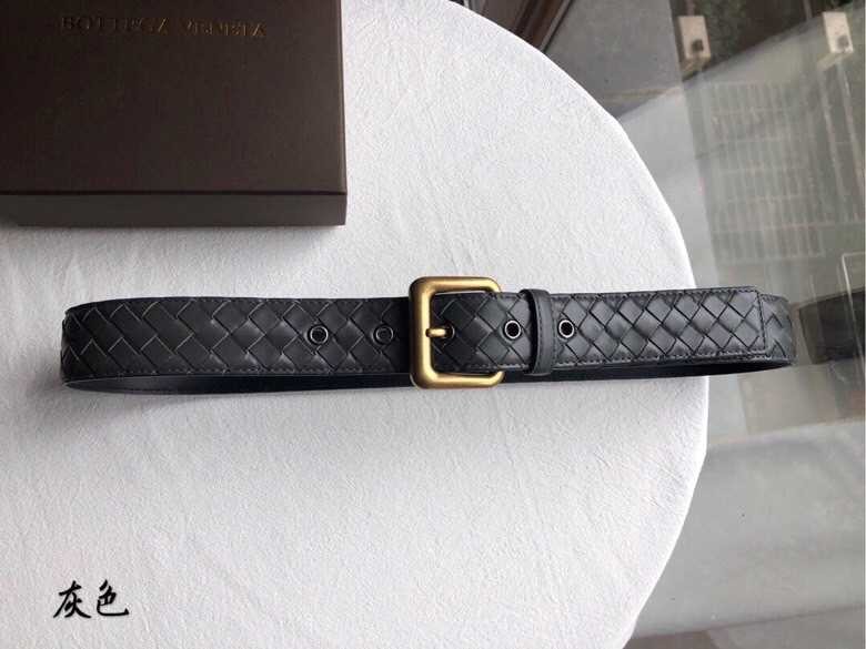 Bottega Veneta Cowhide weaving process combined with retro buckle men s belt width 38mm