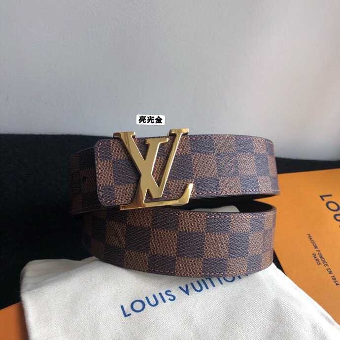 Louis Vuitton Classic brown Damier/black Damier/Monogram 40mm belt