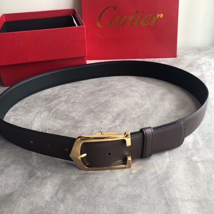 Cartier Delicate buckle leather 3.5cm belt