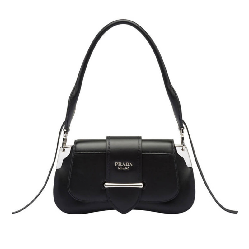 Prada Sidonie Leather Shoulder Bag 1BD168