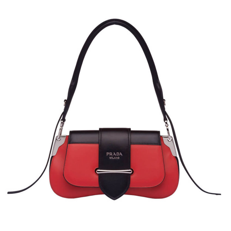 Prada Sidonie Leather Shoulder Bag 1BD168