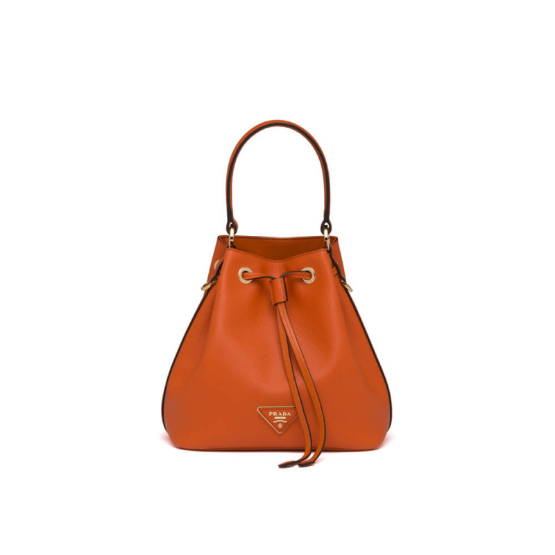 Prada Saffiano Leather Bucket Bag 1BE032