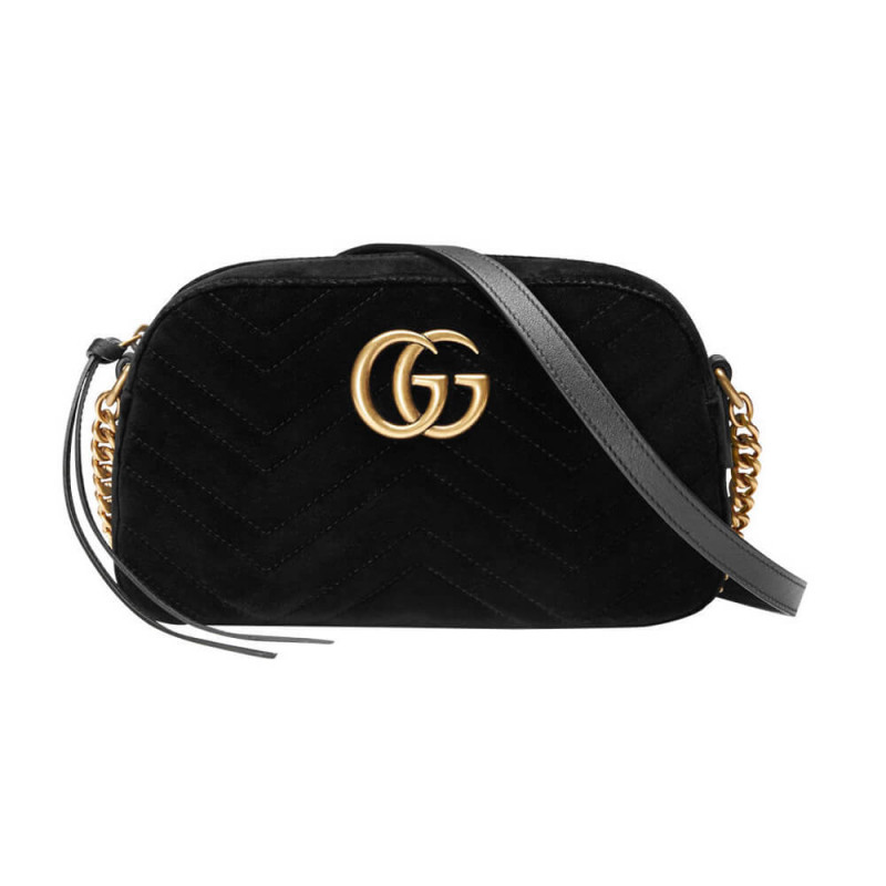 Gucci GG Marmont Velvet Small Shoulder Bag 447632