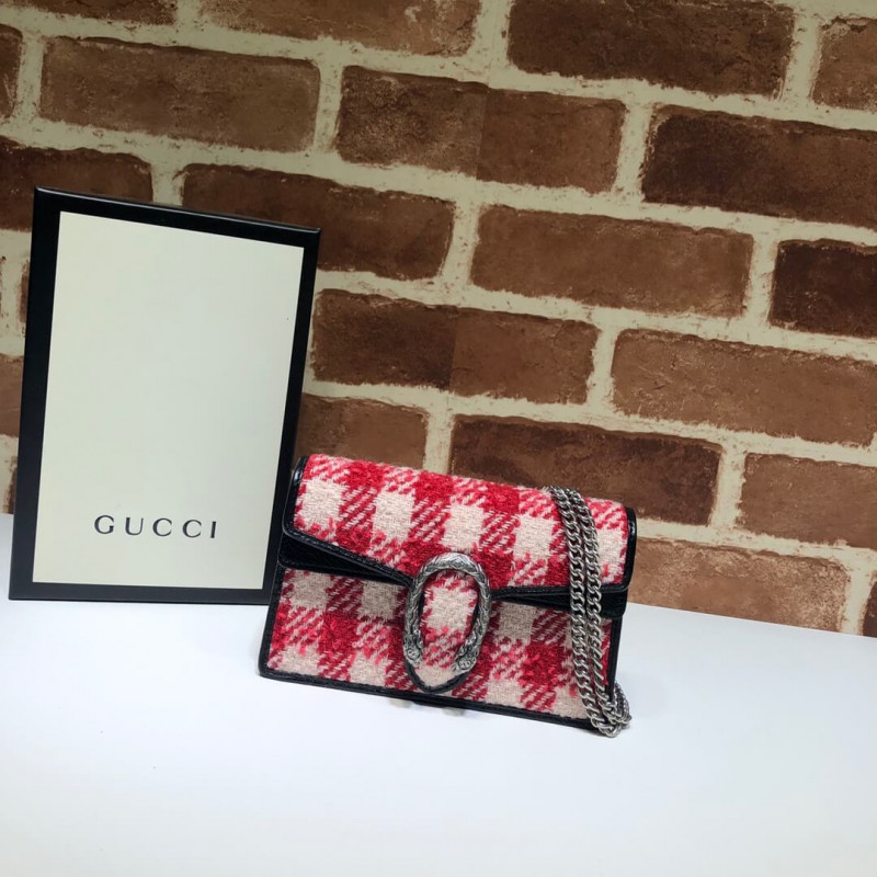 Gucci Dionysus Check Tweed Mini Bag 476432