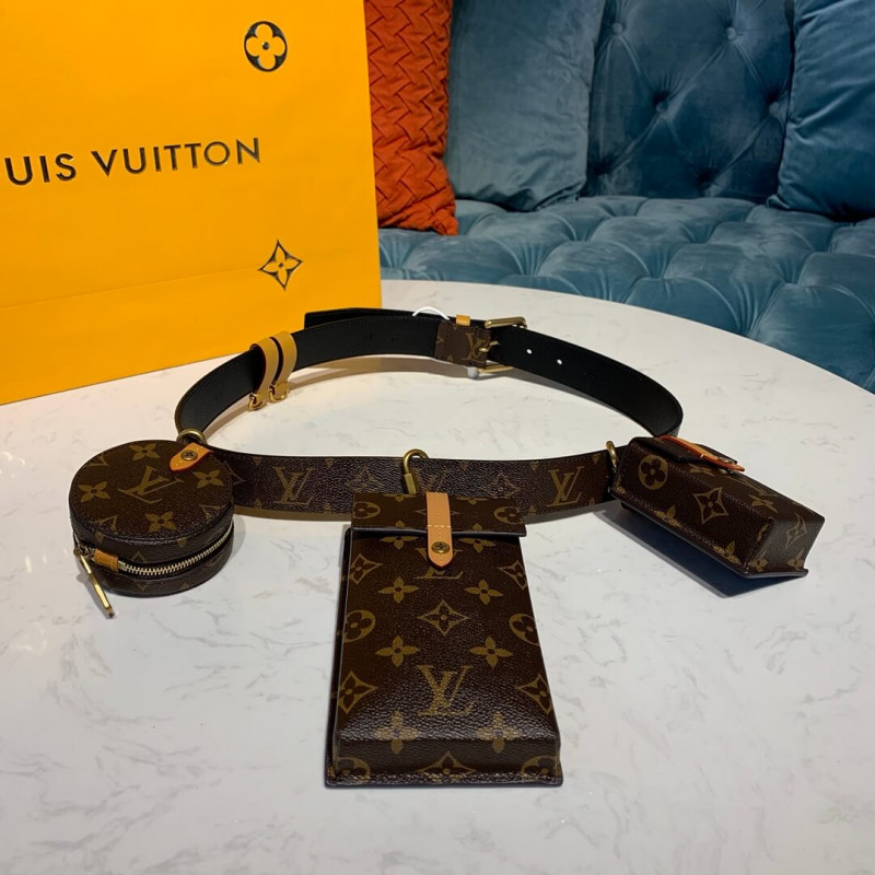 Louis Vuitton Monogram Daily Multi Pocket 30mm Belt M0236U