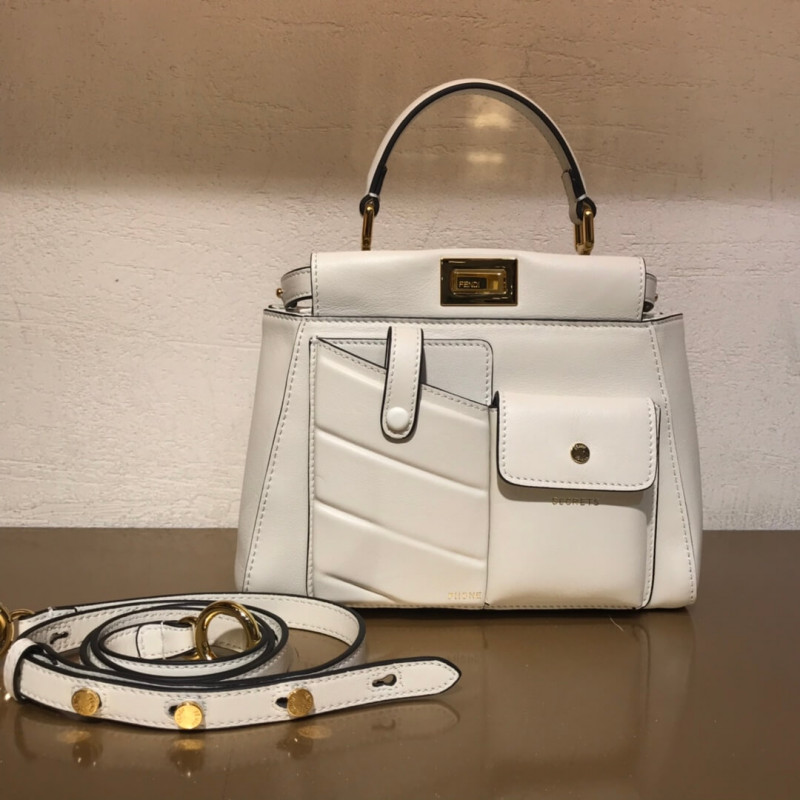 Fendi Peekaboo Iconic Mini Leather Bag 8BN311