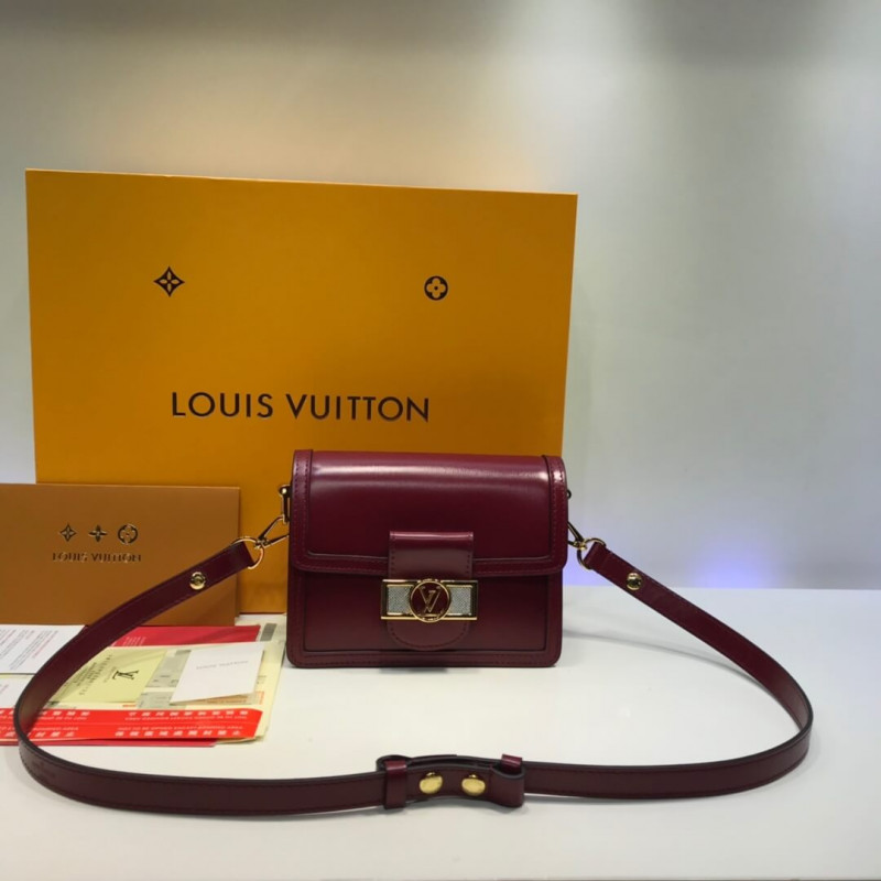 Louis Vuitton Smooth Calfskin Leather Mini Dauphine M55836 M55837