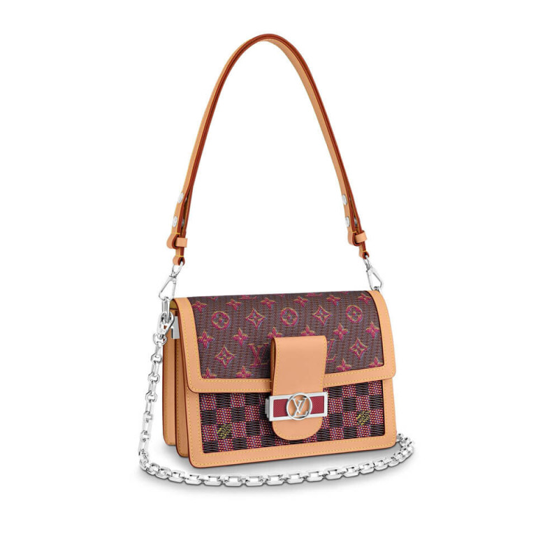 Louis Vuitton Printed Calf Leather Dauphine MM M55452