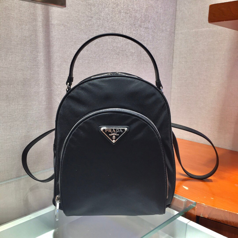 Prada Nylon And Saffiano Leather Backpack 1BZ3811