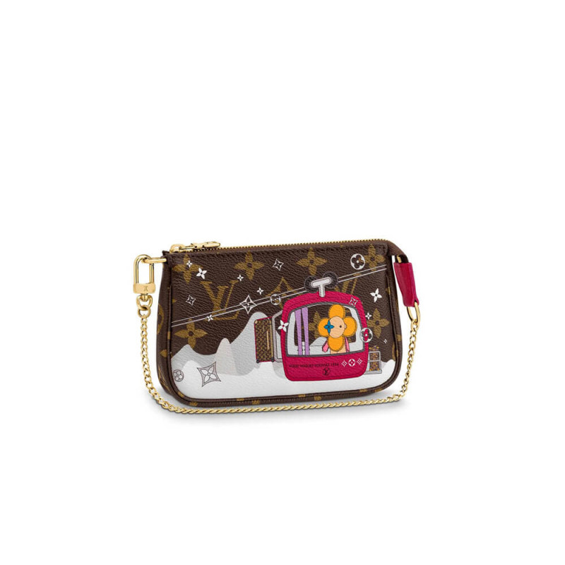 Louis Vuitton Courchevel Mini Pochette Accessoires M68490