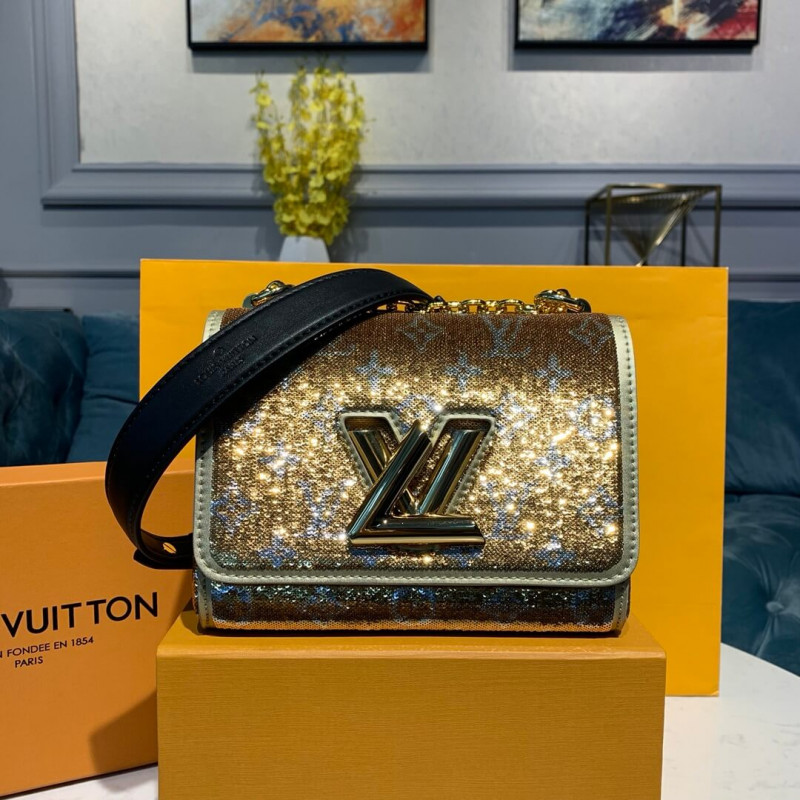 Louis Vuitton Twist PM with Gold Sequins M55842