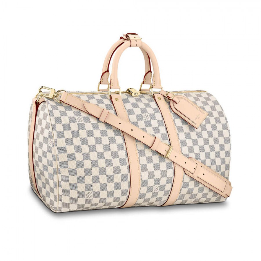 Louis Vuitton Damier Azur Keepall Bandouliere 45 N41430