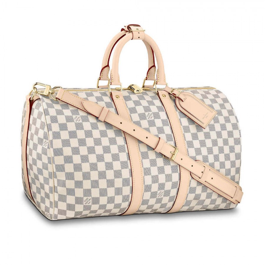 Louis Vuitton Damier Azur Keepall Bandouliere 50 N41427