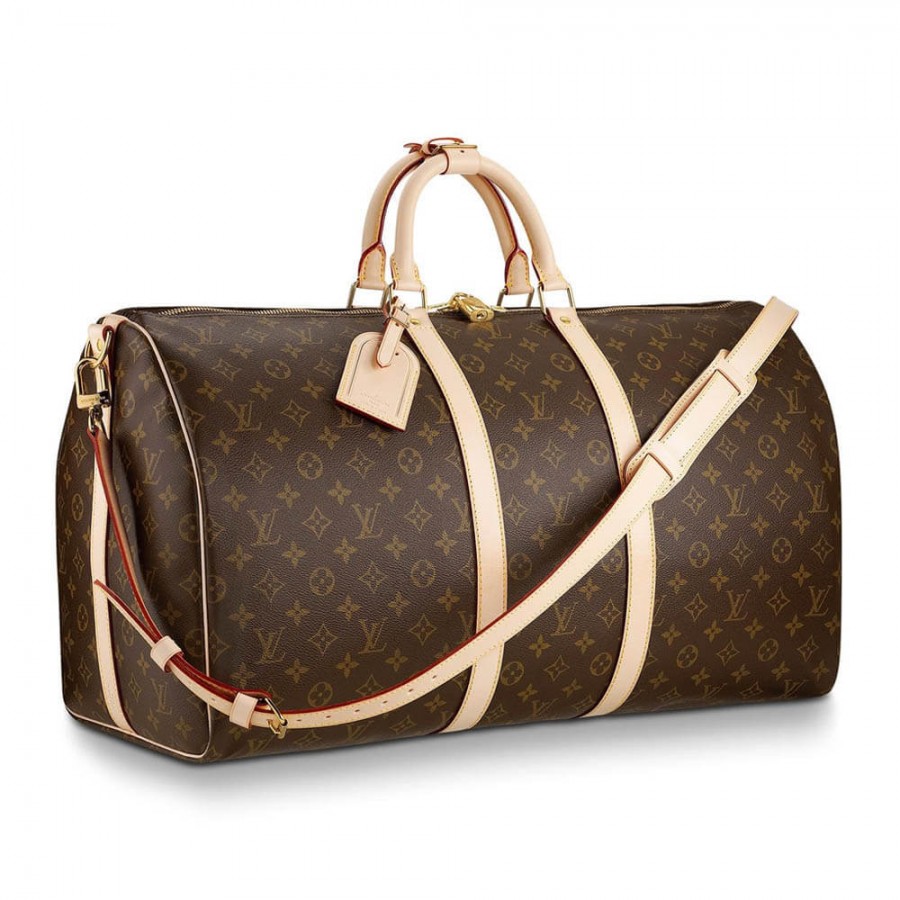 Louis Vuitton Monogram Canvas Keepall Bandouliere 55 M41414