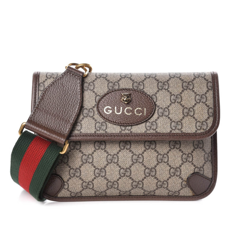 Gucci GG Supreme 489617 Coffee