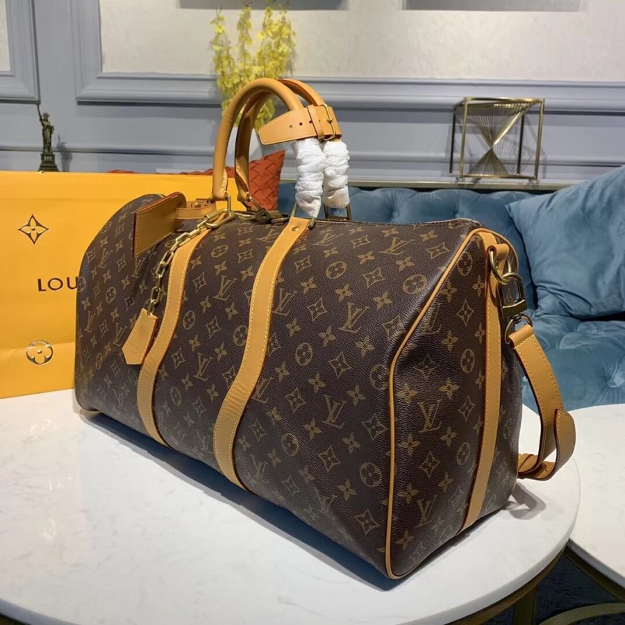 Louis Vuitton Monogram Canvas Keepall Bandouliere 50 M44474