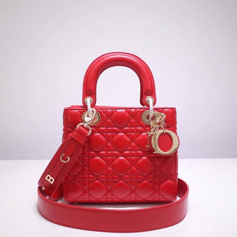 Christian Dior Lambskin My ABCdior Lady Dior Bag M0538