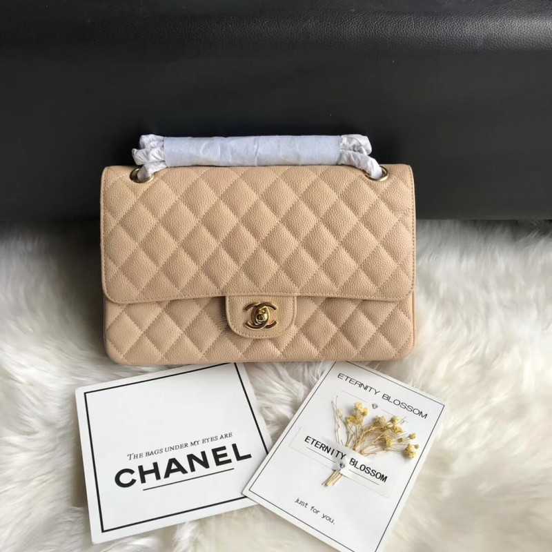 Chanel Caviar Calfskin Classic Flap Bag A01112