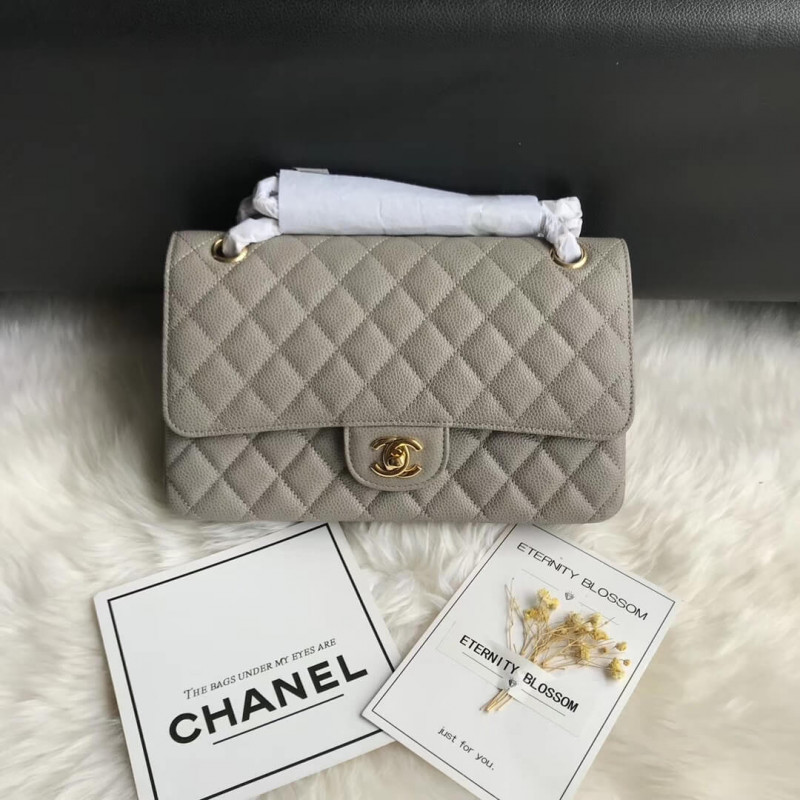 Chanel Caviar Calfskin Classic Flap Bag A01112