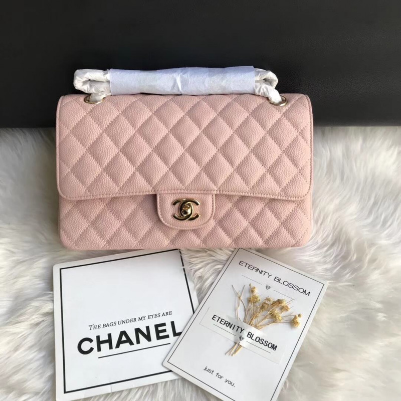 Chanel Caviar Calfskin Classic Flap Bag A01112