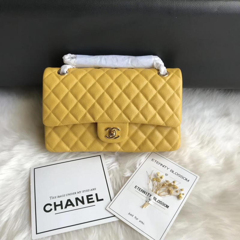 Chanel Caviar Calfskin Classic Flap Bag A01112