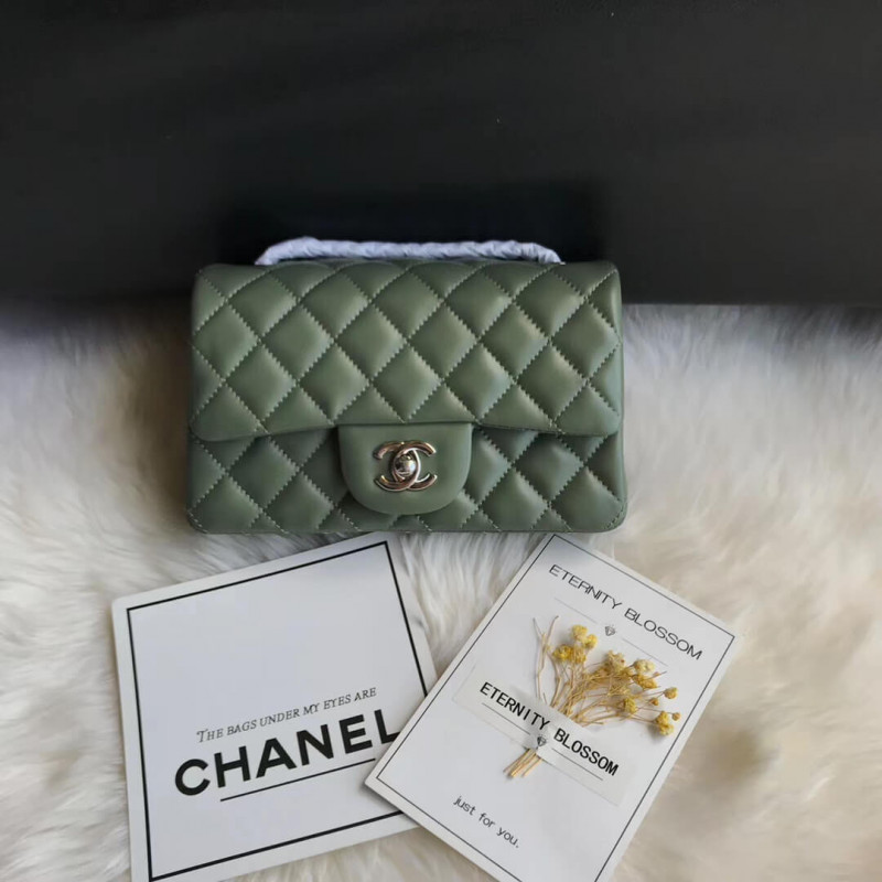 Chanel Lambskin 20cm Classic Flap Bag 1116