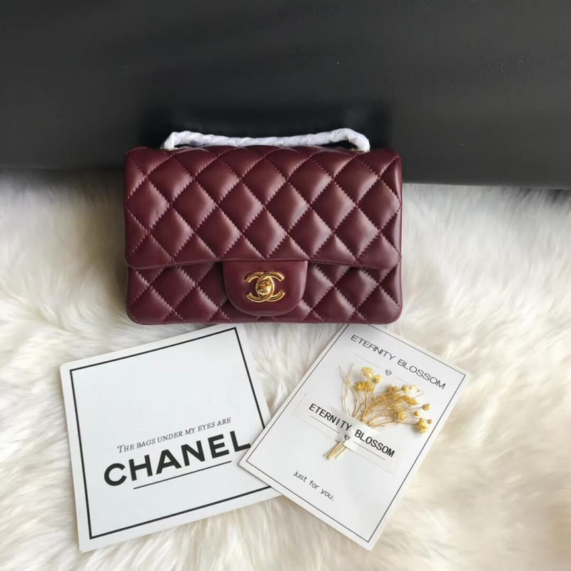 Chanel Lambskin 20cm Classic Flap Bag 1116