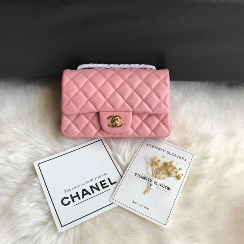 Chanel Lambskin 20cm Classic Flap Bag 1116