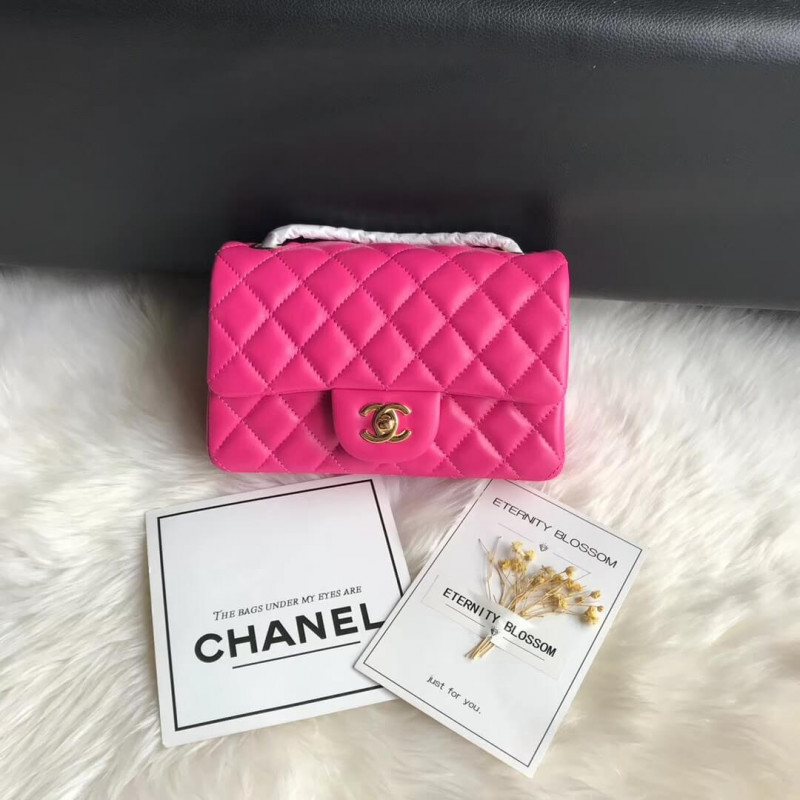 Chanel Lambskin 20cm Classic Flap Bag 1116